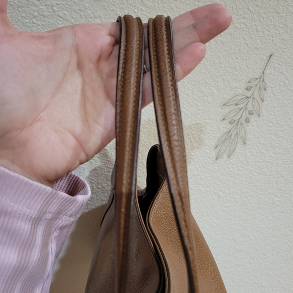 Coach Brown Leather Hand Bag, Shoulder Bag Purse - Picture 12 of 16